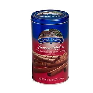 Royal Dansk Luscury Wafers Barquillo De Chocolate X 350 G Aprox 11 Porc
