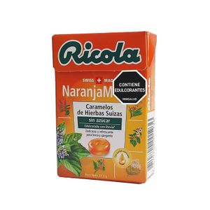 Dulces Sf Naranja Menta Ricola X 27.5 G