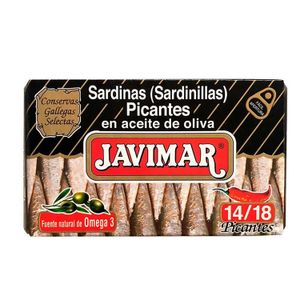 Sardinillas Picantes En Aceite De Oliva Javimar Ltx120G