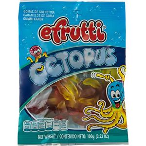 Gomas Octupus E.Frutti Blx100G