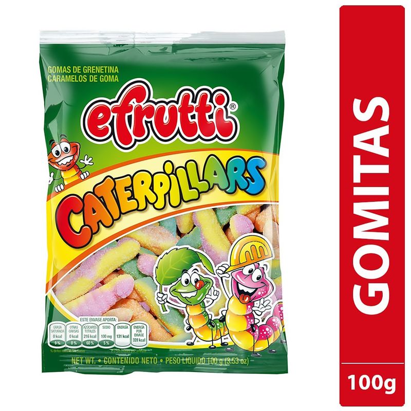 Gomas-Caterpillar-E.Frutti-Blx100G
