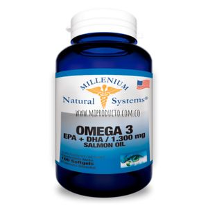 Omega 3 Epa+Dha/1.300Mg Salmon Oil X 100Cap.Ns