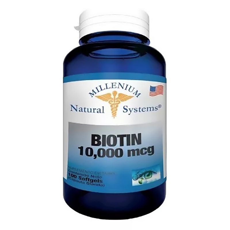 Biotin-10000Mcg-X-100Cap-Ns