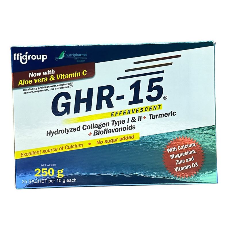 Ghr-15-Efervescente-X-25-Sob-X-10Gr.C-U.Ns