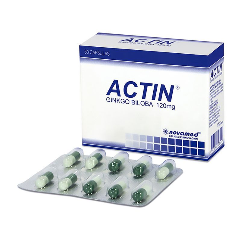 Actin--Ginkgo-Biloba--120Mg-X-30Cap.Nm