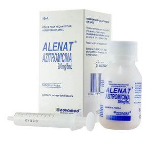Alenat(Azitromicina 4%) Sus.Oral X 15 Ml