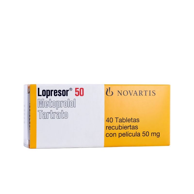 Lopresor--Metoprolol--50Mg-X-40Tab.Rec.Pelic.Nv