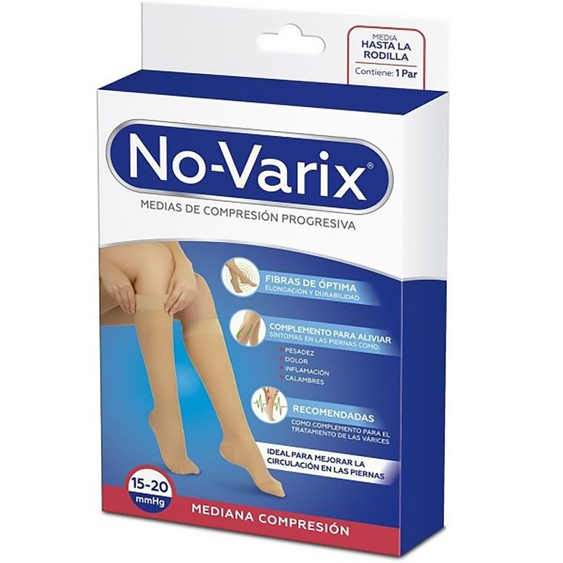 No-Varix-Tobimedia-Rodilla-Mediana-Comp.-Beige-M-Ref.10109503.Of