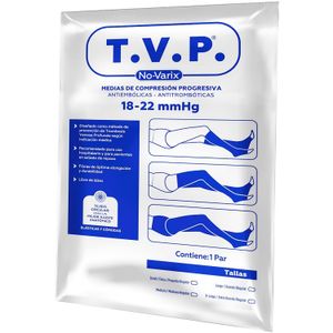 No Varix Media Antiembolica -Muslo Blanco Medium 18-23.Of