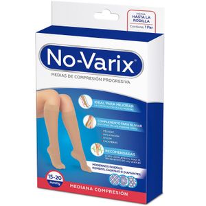 No-Varix Medias Med.Rodilla Mediana Comp. Azul Claro L-G Ref.10102625.Of