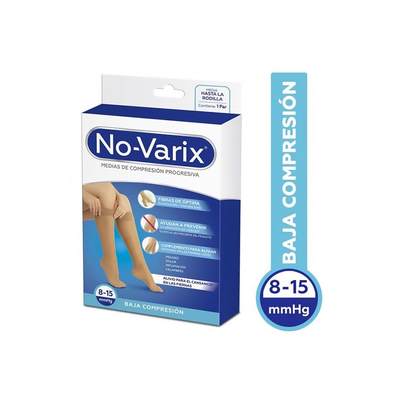 No-Varix-Medias-Med.-Muslo-Baja-Compresion-Beige-M-Ref.10107403.Of