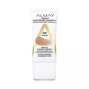Almay Ageless Smart Shade Foundation 300 Medium X 30 Ml