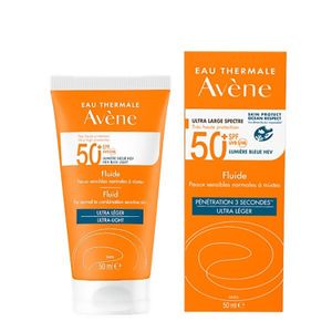 Avene Solar Fluido Spf50+ Toque Seco X 50Ml Pc