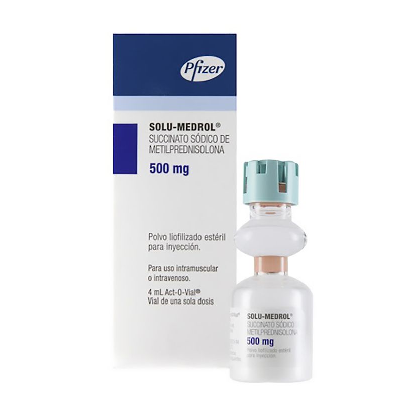 Solu-Medrol--Metilprednisolona--500Mg-4Ml.Polvo.Pf