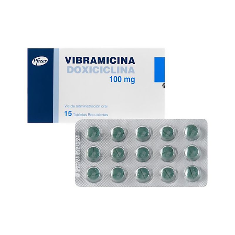 Vibramicina--Doxiciclina--100Mg-X-15Tab.Pf