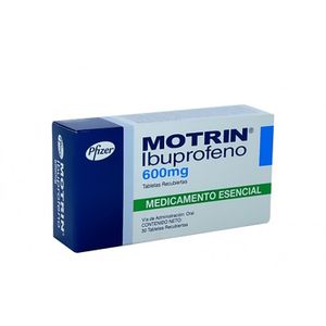 Motrin (Ibuprofeno) 600 Mg 30 Grageas