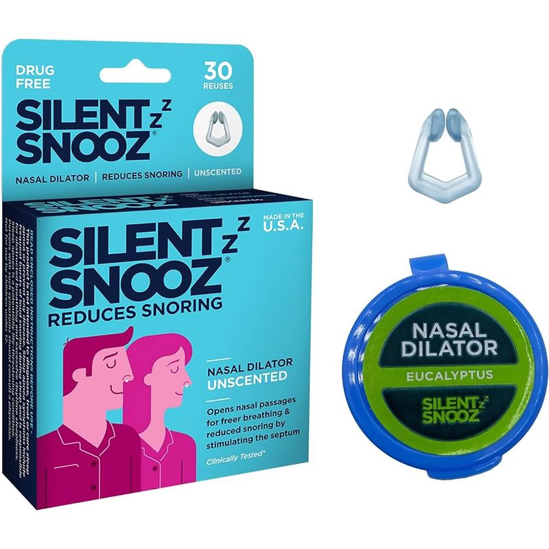Silent-Snooz-Clic-Dilatador-Nasal-Antironquido-Aroma-Unscented-X-30-Reusos
