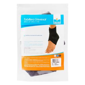 Tobillera Abierta Negro Medium Ref.18385N.Km