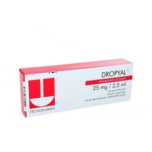 Dropyal (Hialu.Sodio) 25Mg/2.5Ml Eq.A 10Mg/Ml. X 1Amp.Tf