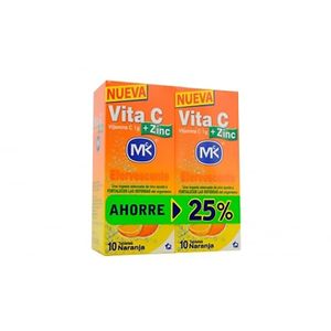 Vita C 1Gr+Zinc 2Fcos X 10Tab Ahorre 25%