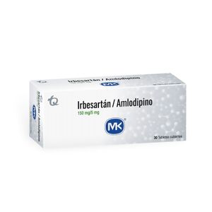 Irbesartan+Amlodipino 150/5Mg X 30Tbs Mk