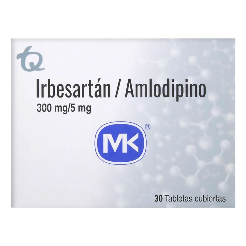 Irbesartan---Amlodipino-300Mg-5Mg-X-30-Tab.-Mk