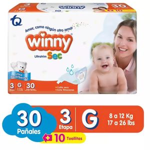 Pan Winny Ultrat Sec E.3G X 30Ud+Toallitas