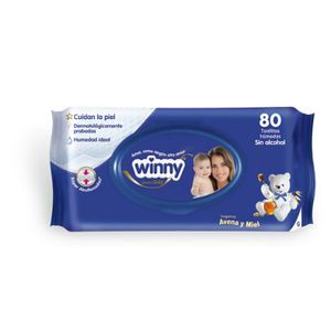 Winny Toalla Humedas De Avena Kit 80 X 2 Unid + 40 Pq