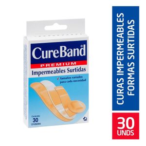 Cureband Premium Impermeable Surtidas X 30 Und