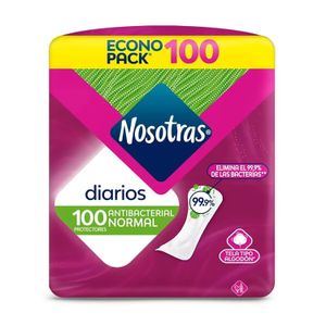 Protectores Nosotras Diarios Normal X  100 Und