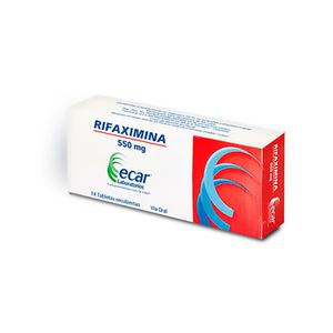 Rifaximina 550 Mg X  14 Tbs Rec Ecar