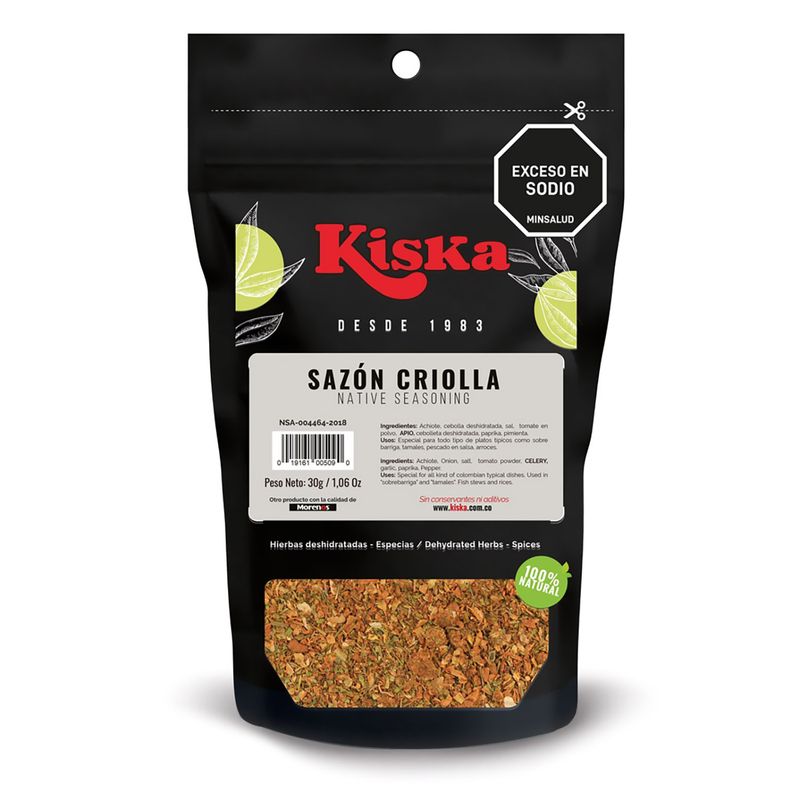Kiska-Sazon-Criollo-Native-Seasoning-X-30-G-