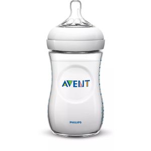 Avent Tetero Natural 9Oz (1M+ X1) X 260Ml Rf-Scf033/17 (Transparentes)
