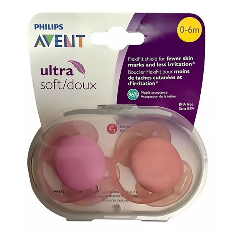 Avent-Chupo-Ultra-Soft---0-6M--X1--Rf-Scf527-01--Rosa-Claro-