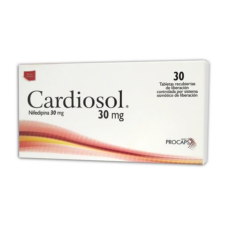 Cardiosol--Nifedipina--30Mg-Caja-X-30-Tabletas-Pc
