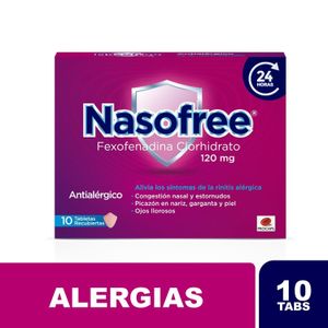 Nasofree (Fexofenadina) 120 Mg 10 Tabs