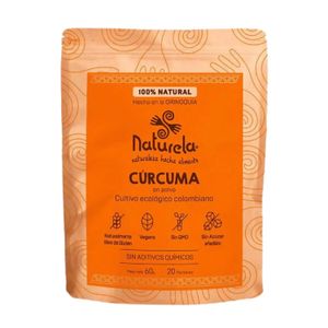 Naturela Curcuma 100% Molida Pura En Polvo X 60Gr.Sf