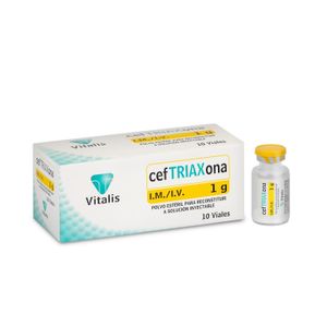 Ceftriaxona 1Gr X 10Amp Farmacologica
