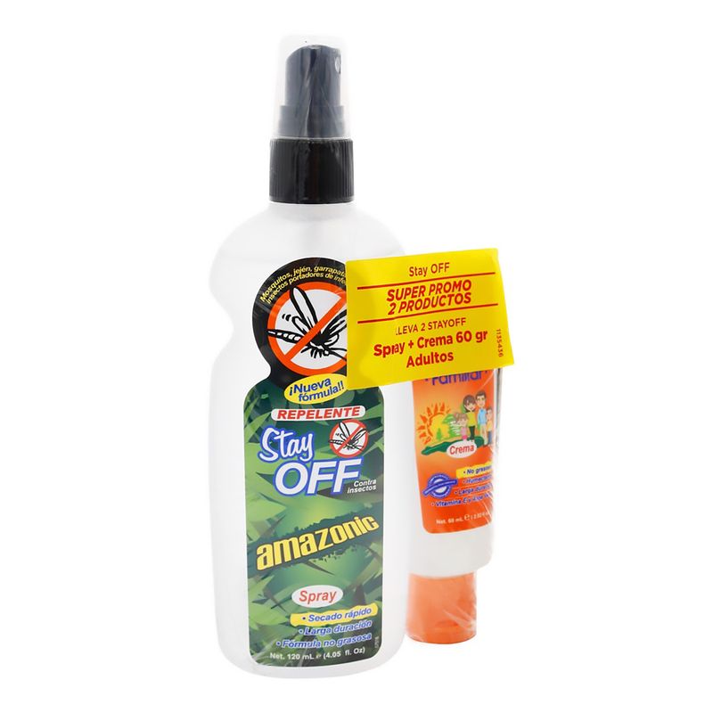 Rep-Stay-Off-Spr.Amazon-120Ml-Cre-60Gr