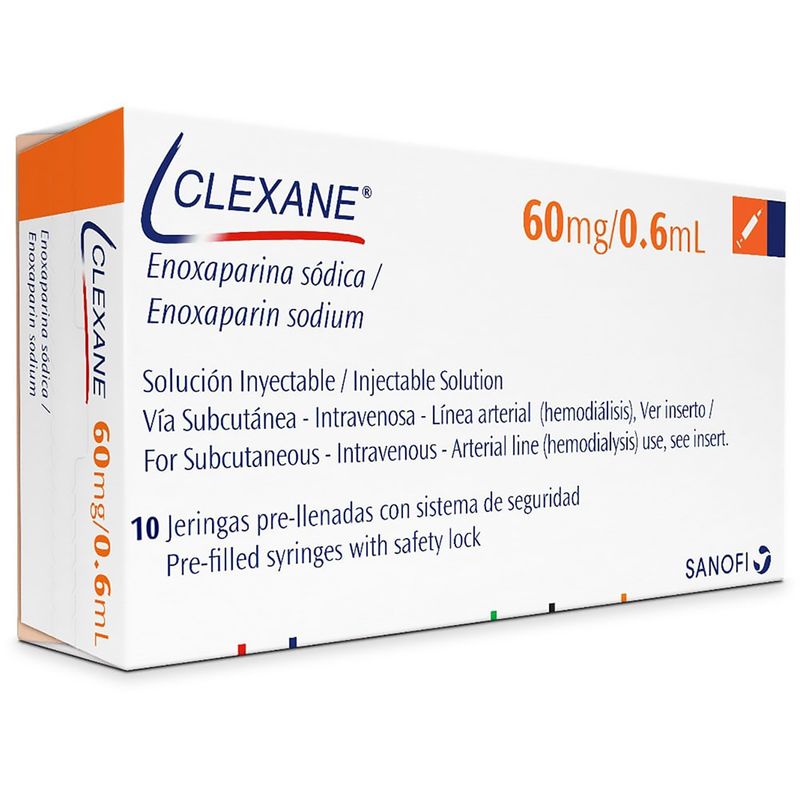 Clexane--Enoxaparina--60Mg-0.6Ml-X-10-Jer.Pre