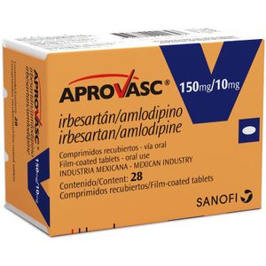 Aprovasc (Irbesa-Amlodi) 150/10Mg X 28Tab