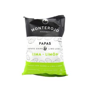 Monterojos Papas Lima-Limon (Verde) X25Gr.S.Fit