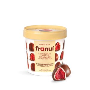 Franui Frambuesa En Chocolate Con Leche 150 Gr