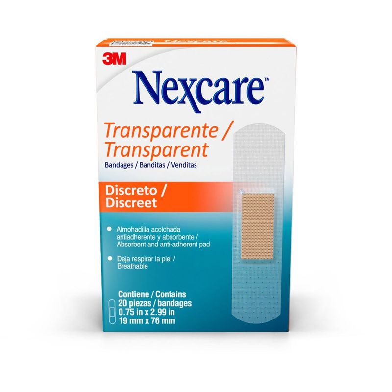 Banditas-Nexcare-Transparente-20-Unds