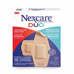 Banditas Nexcare Duo Surtidos 10 Unds