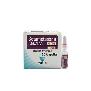Betametasona 4 Mg/1 Ml 10 Ampollas Vt