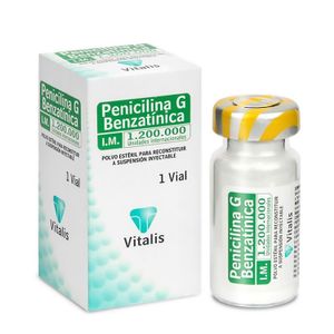 Pen G Benzatinica 1.2 Mui 1 Ampolla Vt