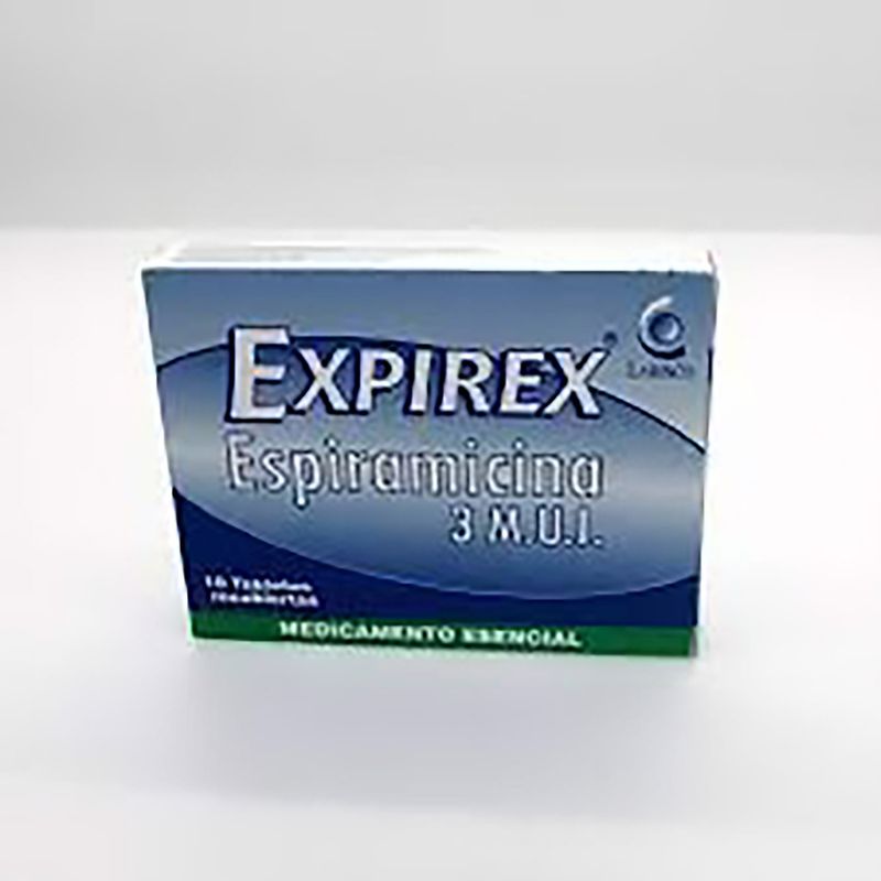 EXPIREX--ESPIRAMICINA--3-M.U.I-10-TABLETAS-RECUBIERTAS