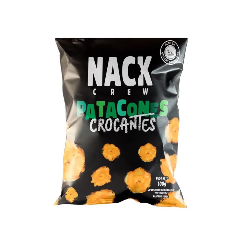Nack-Crew-Patacones-Crocantes-Tostones-De-Platano-Verde--X-100-G-