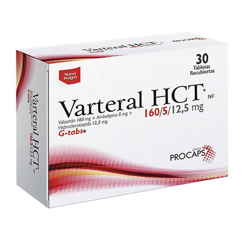 Varteral-Hct--Amlo-Valsar-Hidroc-160-5-12.5Mg-X-30Tab.Pc